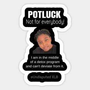 Potluck Detox Sticker